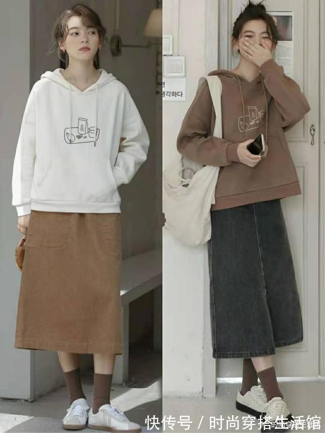 冬天穿卫衣,这样来挑选、搭配,简约大方又气质,适合40岁女人穿