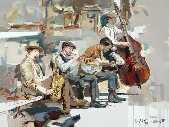 科特&他的绘画是光与色的交响乐,充满着前卫和时尚