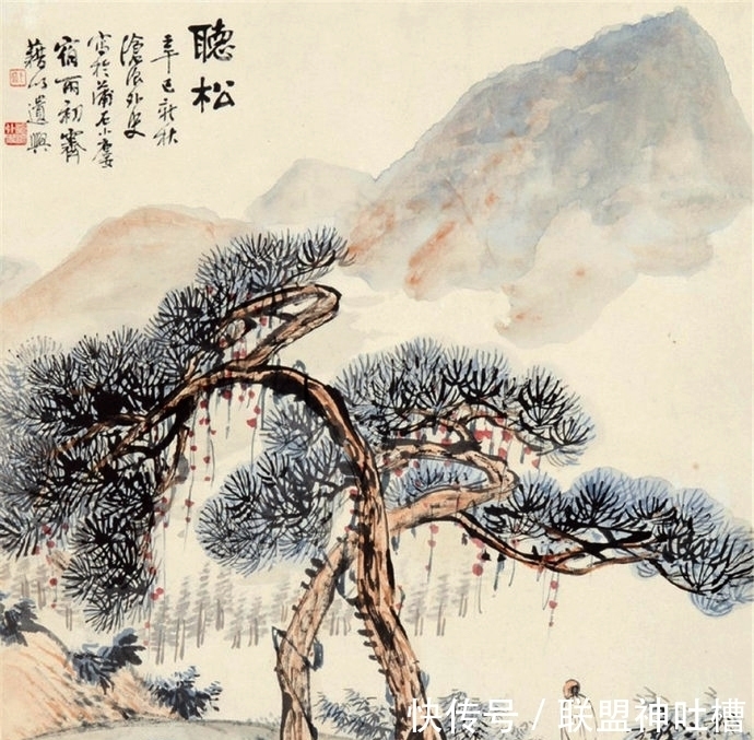 绘画&传奇画家，生平坎坷，陈崇光山水画欣赏