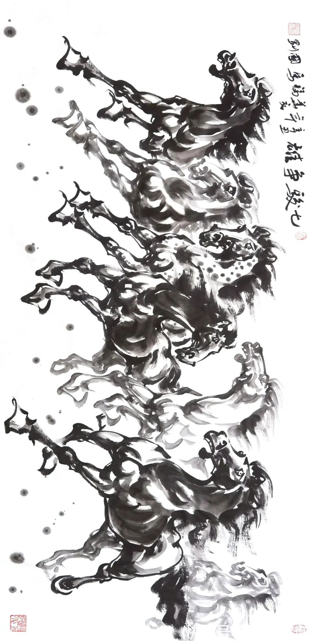 八骏雄风&【瑞虎迎春·福马贺岁】著名福马画家潘国刚老师优秀作品展