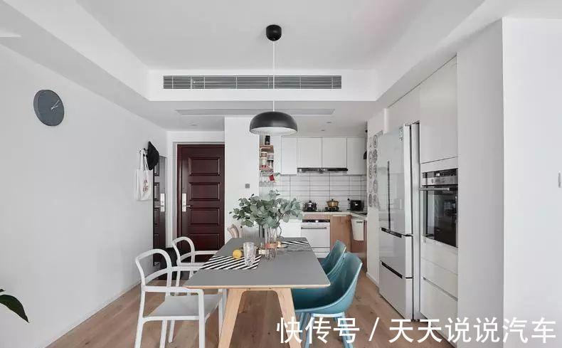 开放式|89平北欧风常规小户型,打破空间隔断倍感自在!