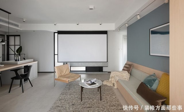 米色系|105平现代三居室,色调明亮但不耀眼,整体简洁但又特别