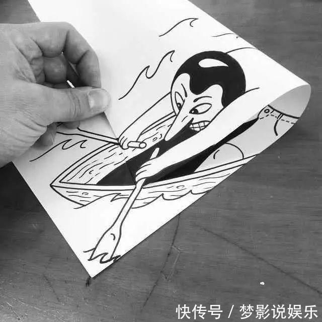 一只笔#歪果仁脑洞大开,把一张A4纸玩成这样,进来膜拜!!