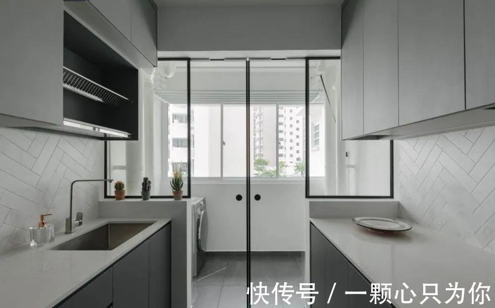 厨房|拒绝无效布局,厨房但凡连着一个阳台,面积再小,都算你赚到了!