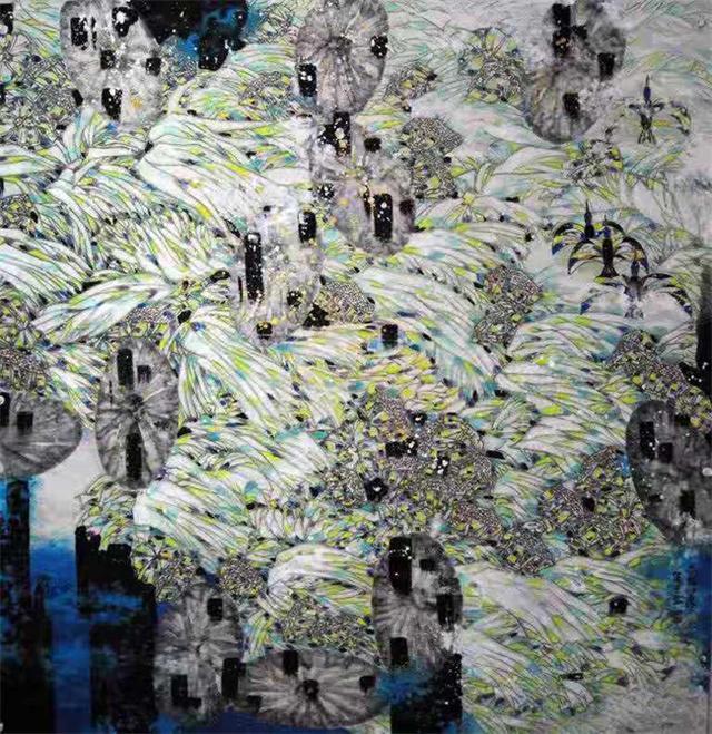 岁月如歌#《红了山村醉了秋》:著名画家边广兰作品赏析