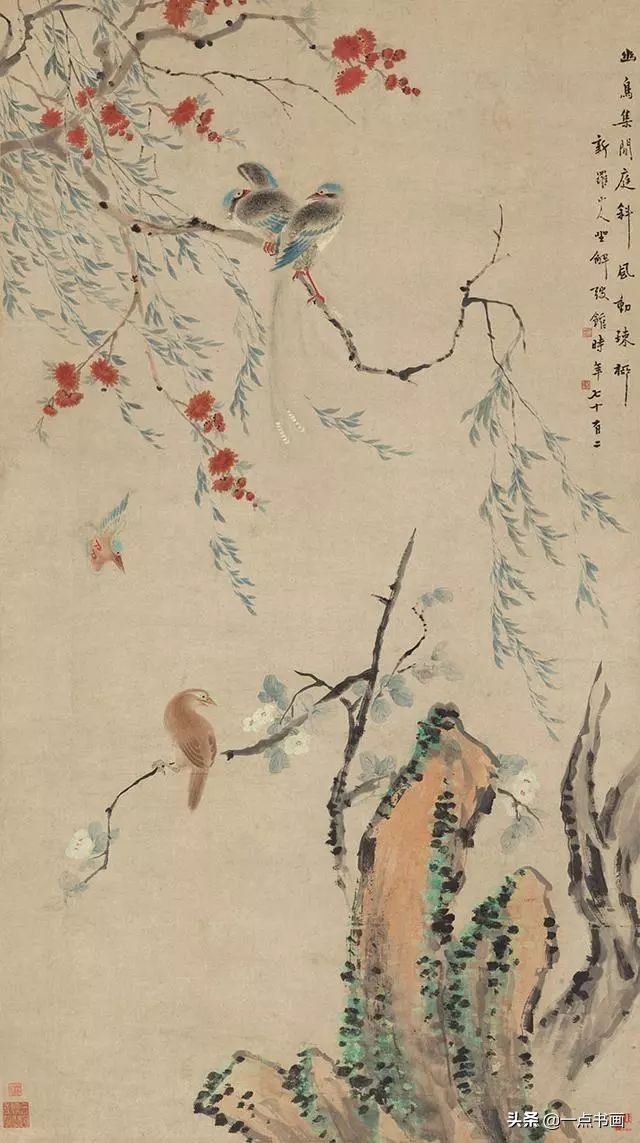 草虫&华岩的花鸟画，独辟蹊径，令人耳目一新