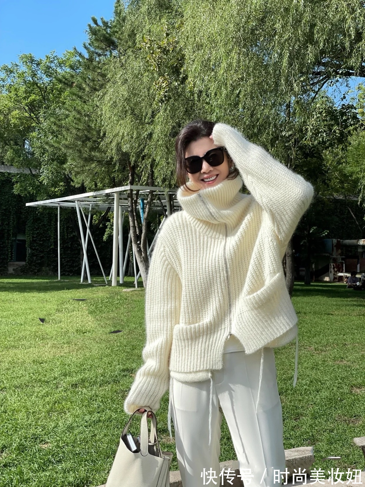 针织衫 这是我见过最高级的针织开衫穿搭,轻松打造好气质,适合40岁女人