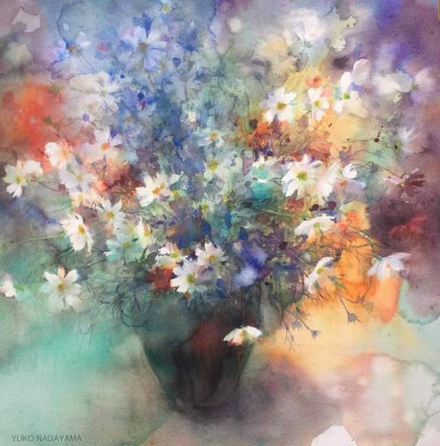 永山裕子|[第七届庐山水彩节邀请嘉宾]永山裕子艺术作品展