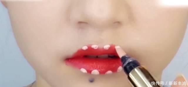 唇蜜|口红太贵?姑娘只用了1支口红 画出了8种唇色!