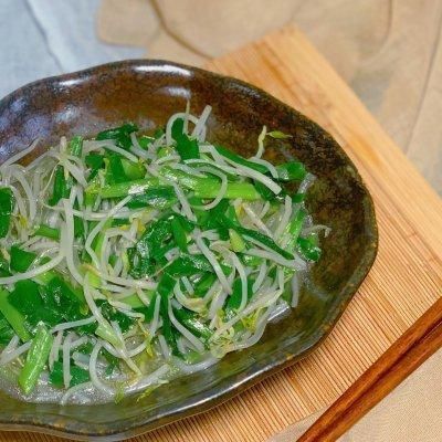 食力|#我为奥运出食力#韭菜豆芽炒粉