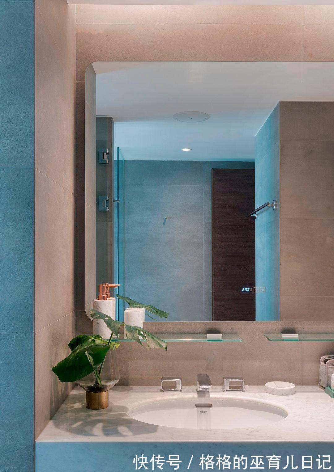 卧室|110平高层住宅,莫兰迪色为空间注入灵魂,这才是婚房该有的样子