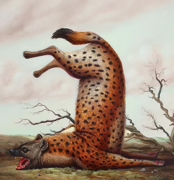 动物们&胆小谨点,插画师笔下的诡异动物看完一秒清醒!