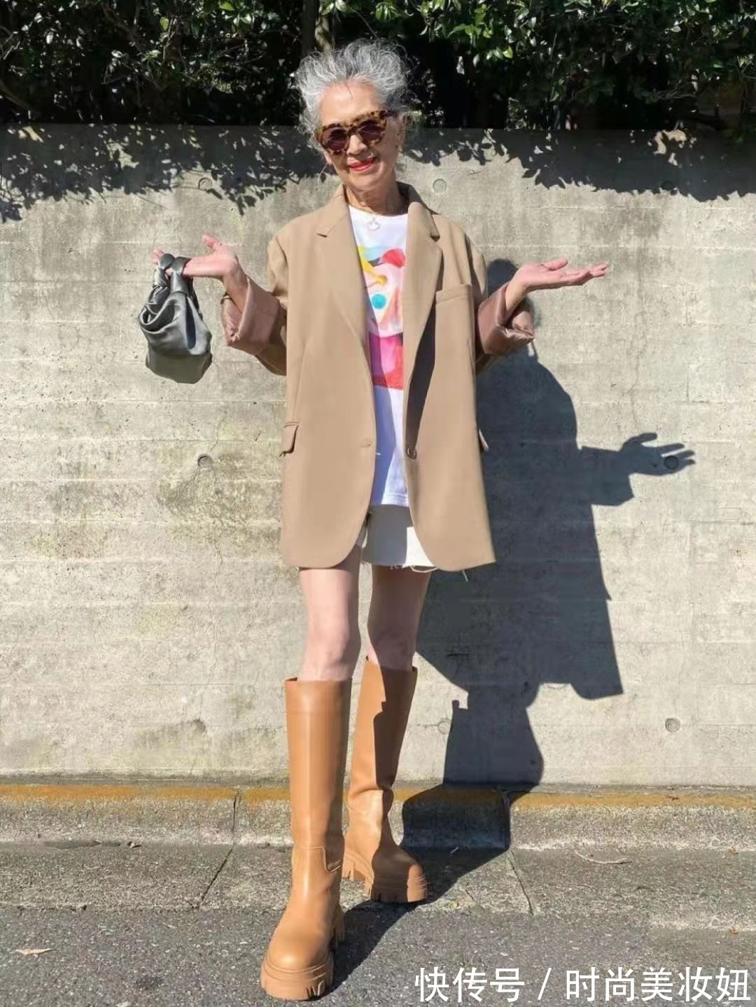 高级|女人越老越要“精致”,学这位71岁奶奶的穿搭,减龄又体面高级