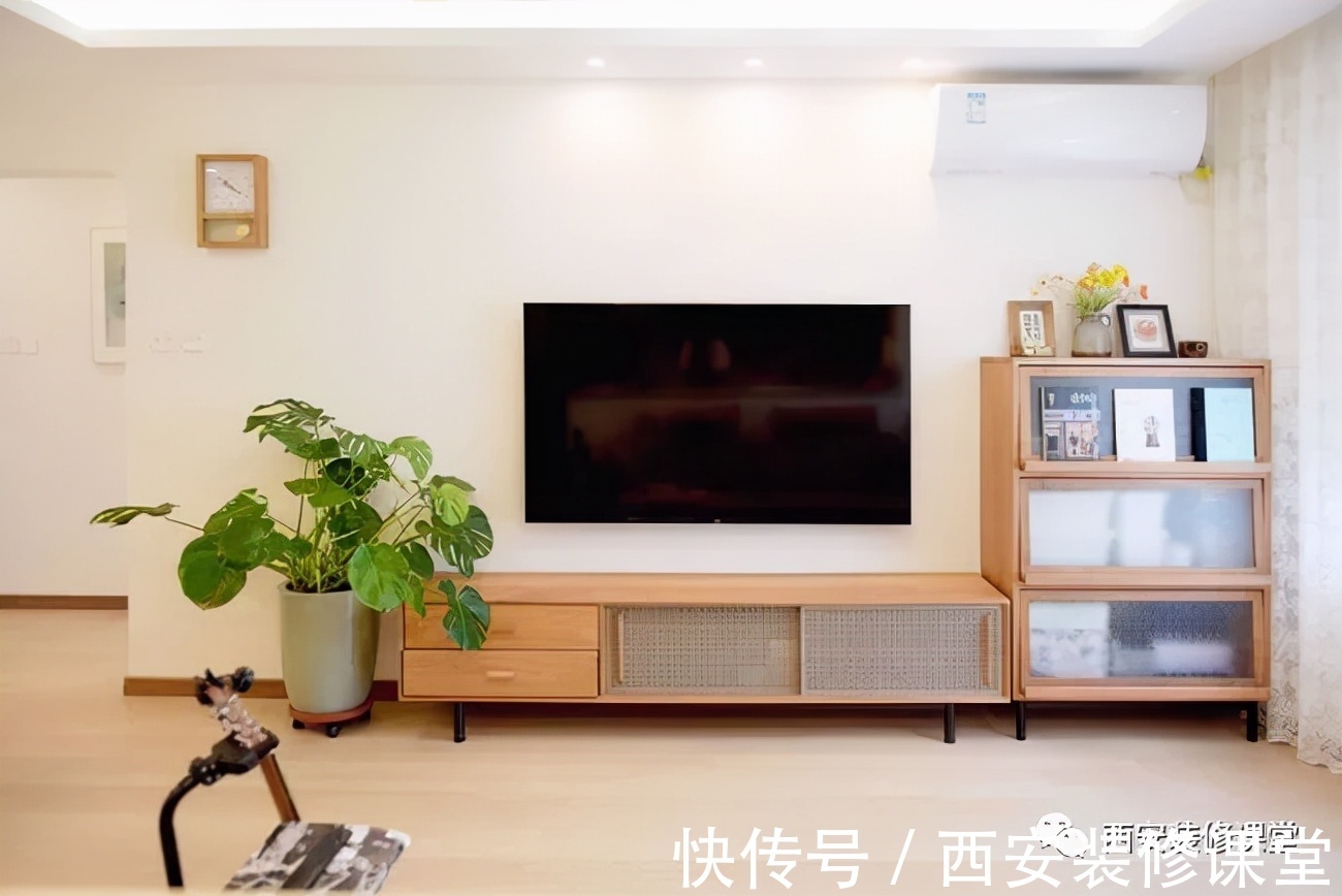 水吧台|85㎡两室新家,打造日式婚房