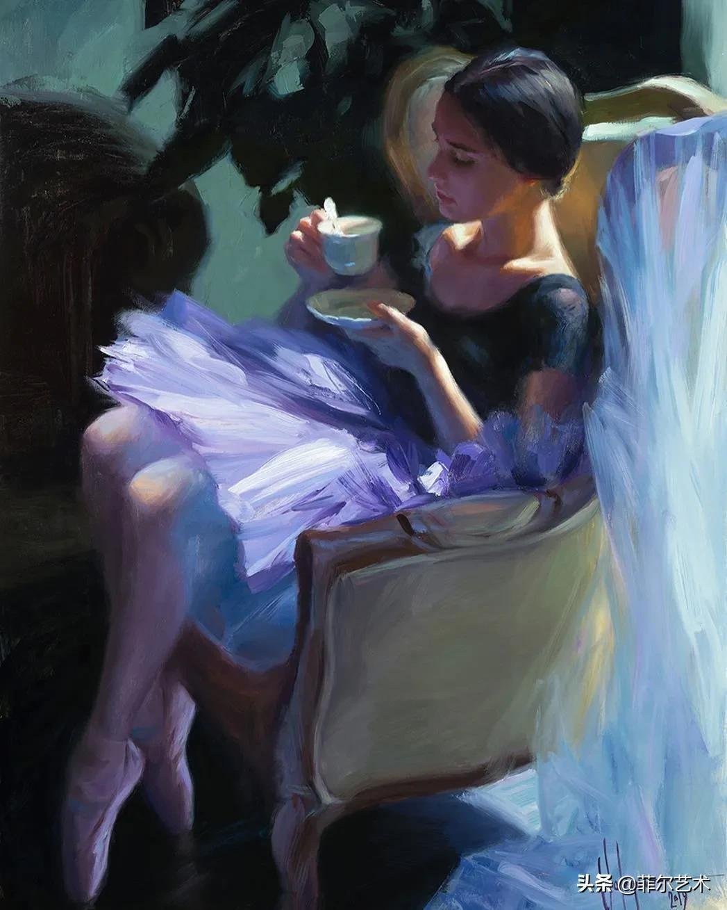 哈巴罗夫斯克&犹如花朵绽放,美得让人难忘~俄罗斯画家人物油画作品欣赏