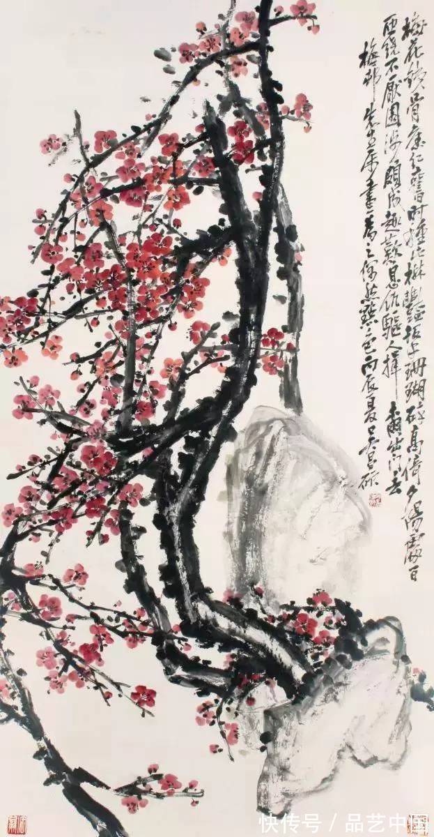 绘画&吴昌硕作画,处处都是书法