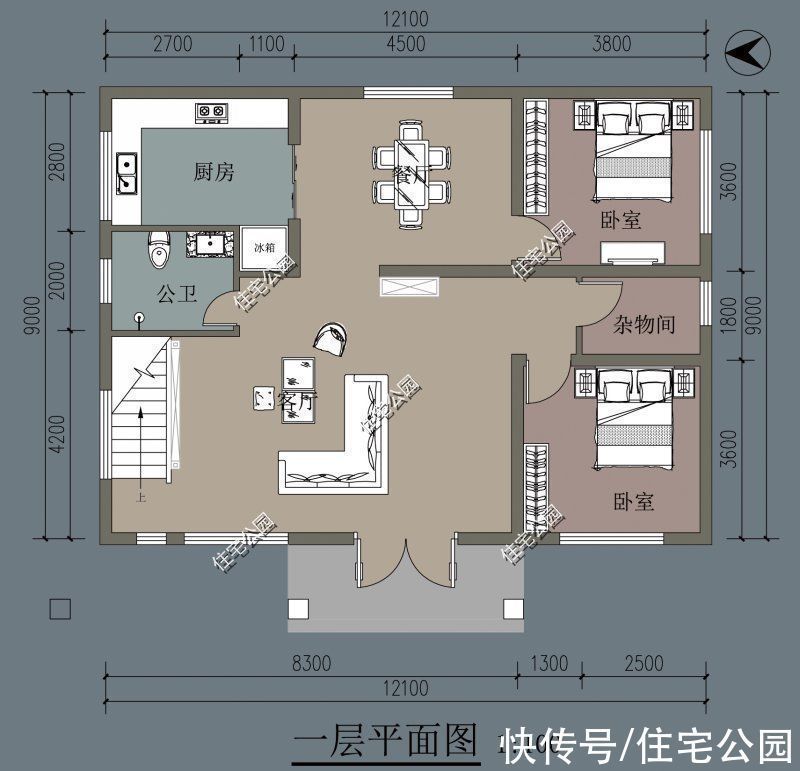 阳台|农村建房想要节约预算?小宅教你这样设计,施工难度不高还好看