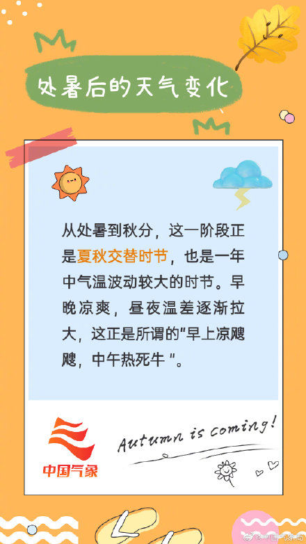 当心|嗷呜!处暑时节当心“秋老虎”出没