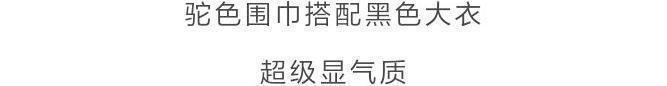 b什么颜色的大衣,就搭什么围巾,这才是超实用的穿搭法
