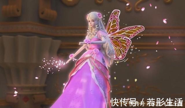 精灵梦|精灵梦叶罗丽由于视觉错位的关系,冰公主拥有了天然翅膀