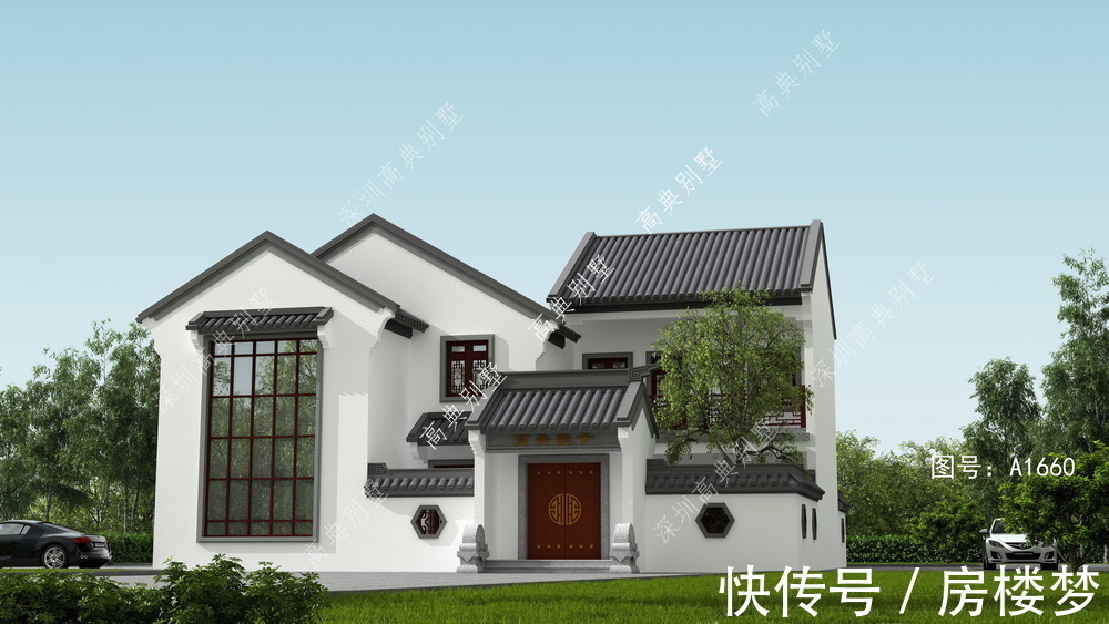 别墅|这款中式自建房,建在农村,让你的家脱颖而出。