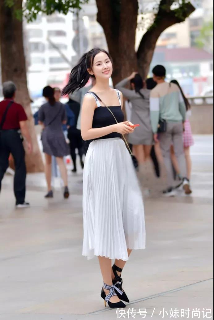 搭配 街拍路人,美丽大方的搭配,犹如仙女在凡间