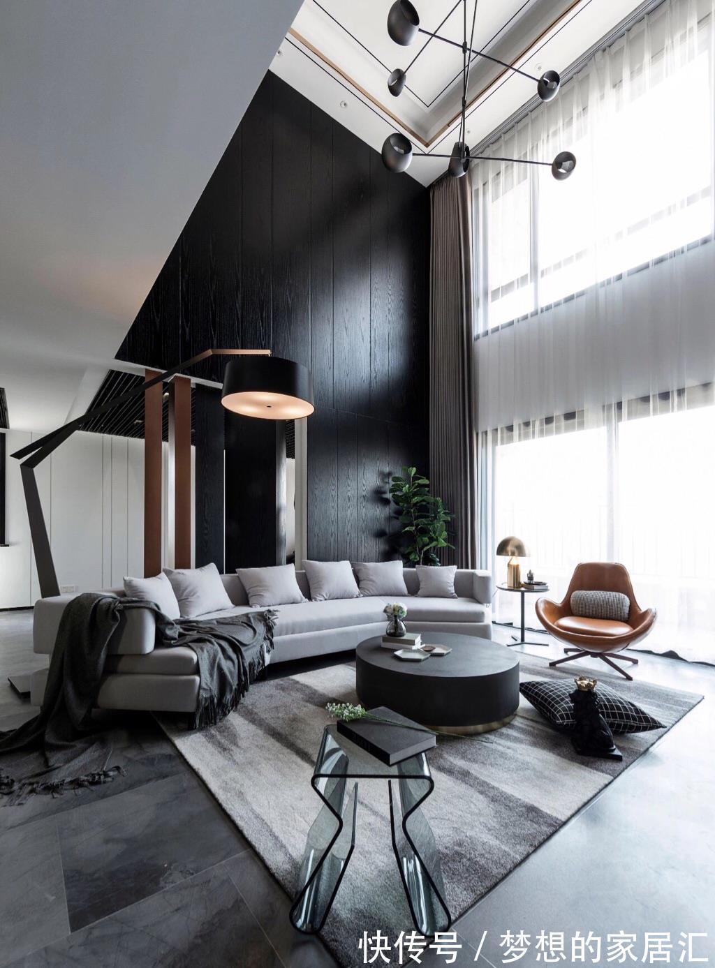 韵味|用黑色作为主角色打造空间,不一样的雅致,让新家变得独特有韵味