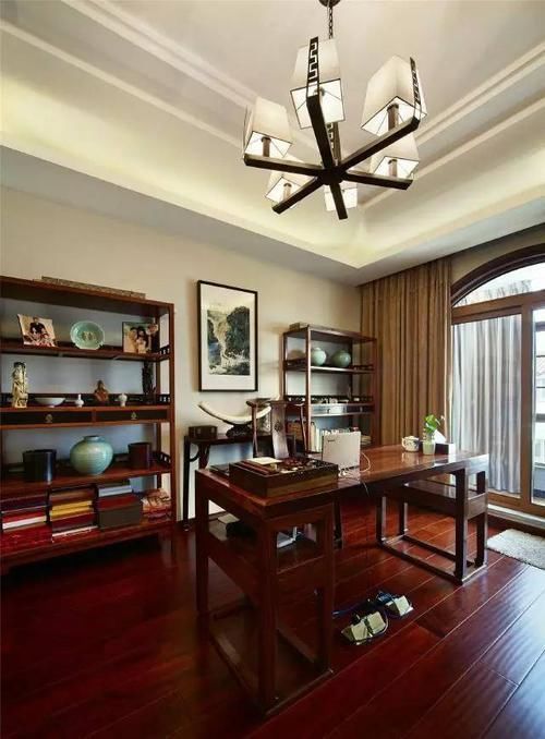 400平新中式独栋别墅,追求的是一种简约实用的美感