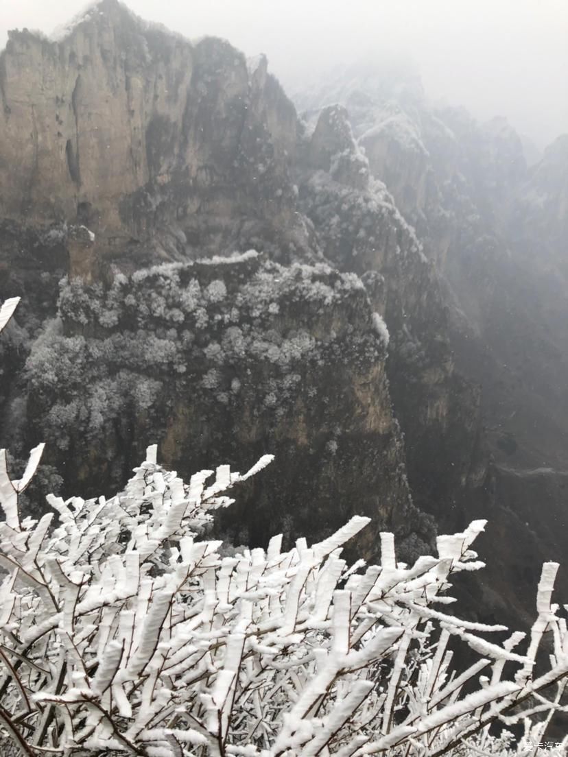 太行|冬日里来到南太行，亲历万仙山上漫天飞雪的壮观与震撼