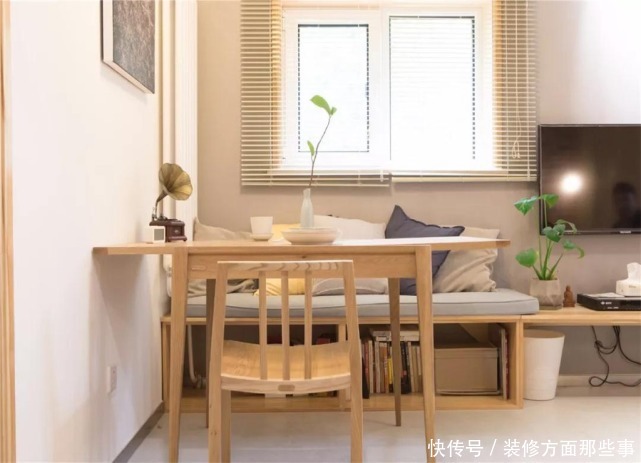 梳妆台|60平混搭风设计用红砖墙搭配木质感,营造复古而又温馨的感觉