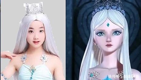 人类世界|真人版叶罗丽冰公主太幼小,王默不忍直视,只有她能多看几眼