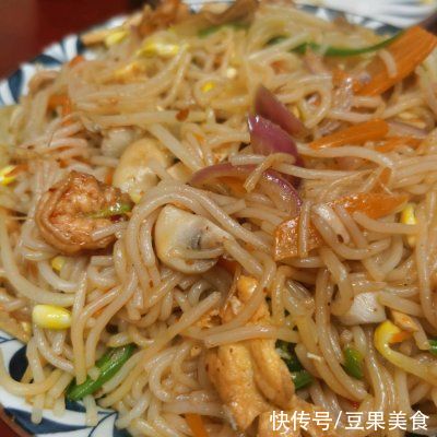 泡米粉|这是海鲜炒粉最正宗的做法，好吃到爆