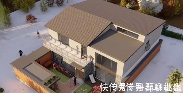 自建房|实拍丨这栋二层自建房在村里很风光给想建房的朋友参考一下