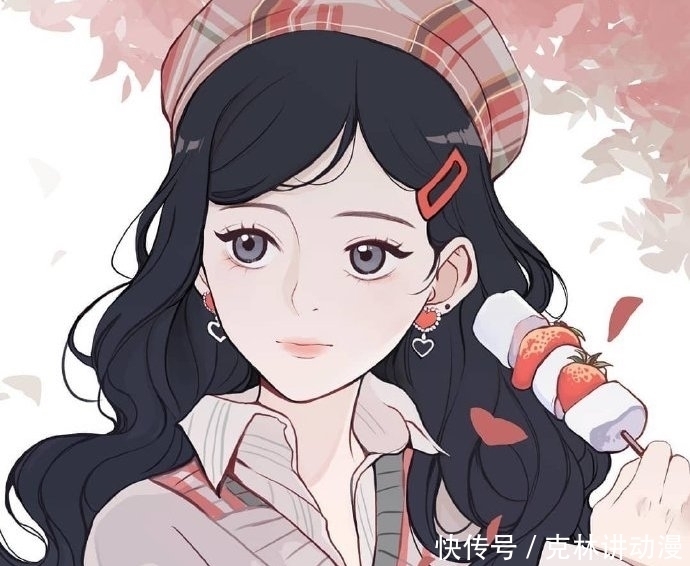 头像|一组少女心十足的好看插画，很适合做卡通动漫头像哦！