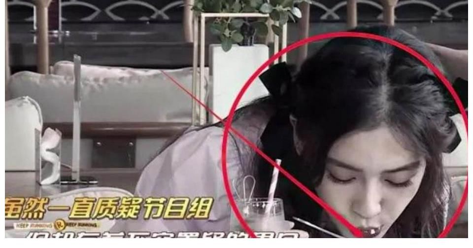 bAngelababy惊人食量曝光惹争议，一生理反应证明没假吃
