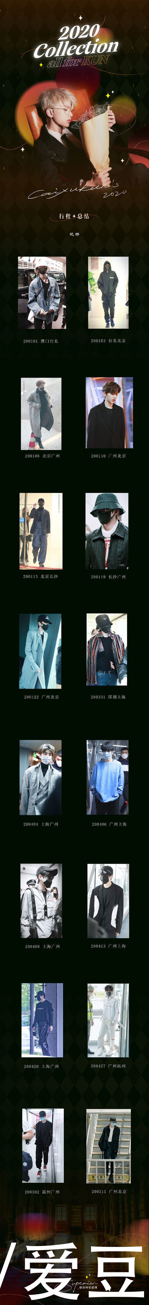 210126 蔡徐坤2020行程总结公开 精彩纷呈不断解锁惊喜