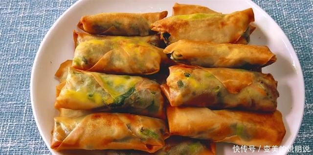 春卷的家常做法,吃起来也是外酥里嫩,简单容易操作,不用出去买