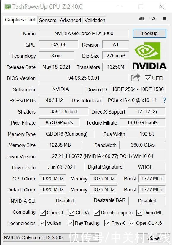 神盾|昂达回归高端 RTX 3060神盾显卡评测