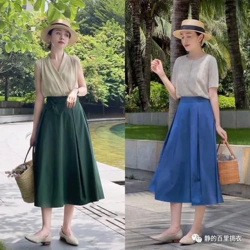 减龄|过了40岁的女人,这么搭配“半身裙”!温柔减龄轻松穿出美感