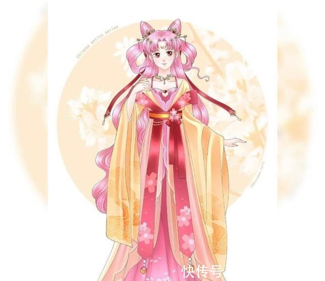 水野亚美|《美少女战士》遇上唐装,月野兔堪比杨贵妃,红衣火野丽很吸睛