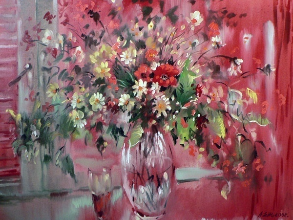 画家#乌克兰画家亚历山大·耶尼的油画,雅致!