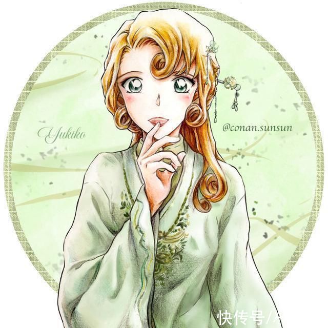 小兰|古风版的名侦探柯南太帅了，兰哀都好可爱，脑补一出古装悬疑大戏