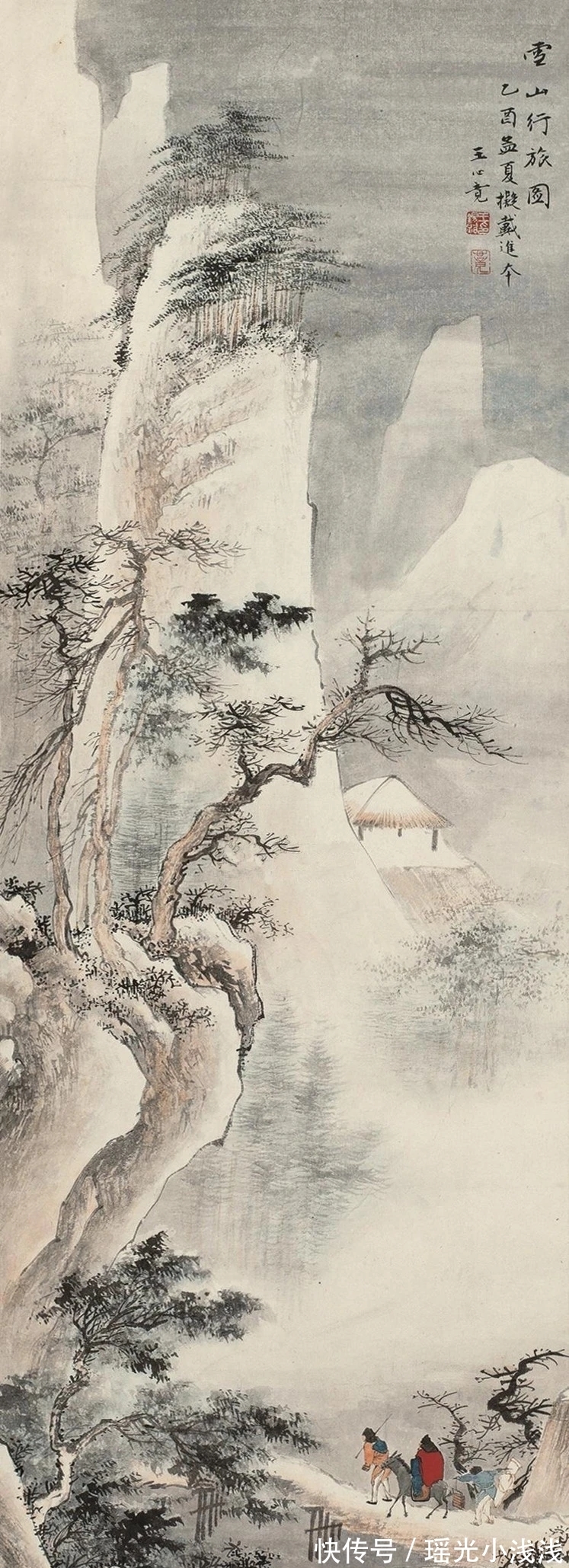 山水画家@天妒英才!一位在世45年的著名山水画家