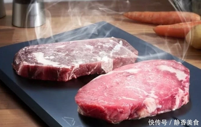  快不|冰柜里的冻肉“硬如石头”？别用冷水泡，只需1步，化肉快不变味