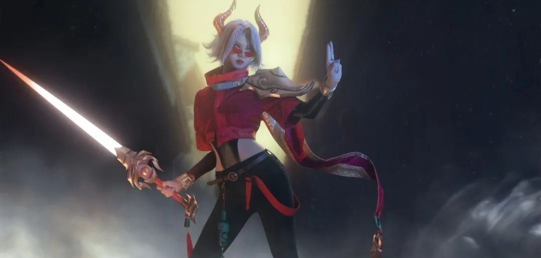 cos:英雄联盟福牛守护者剑姬cos正片@花小八