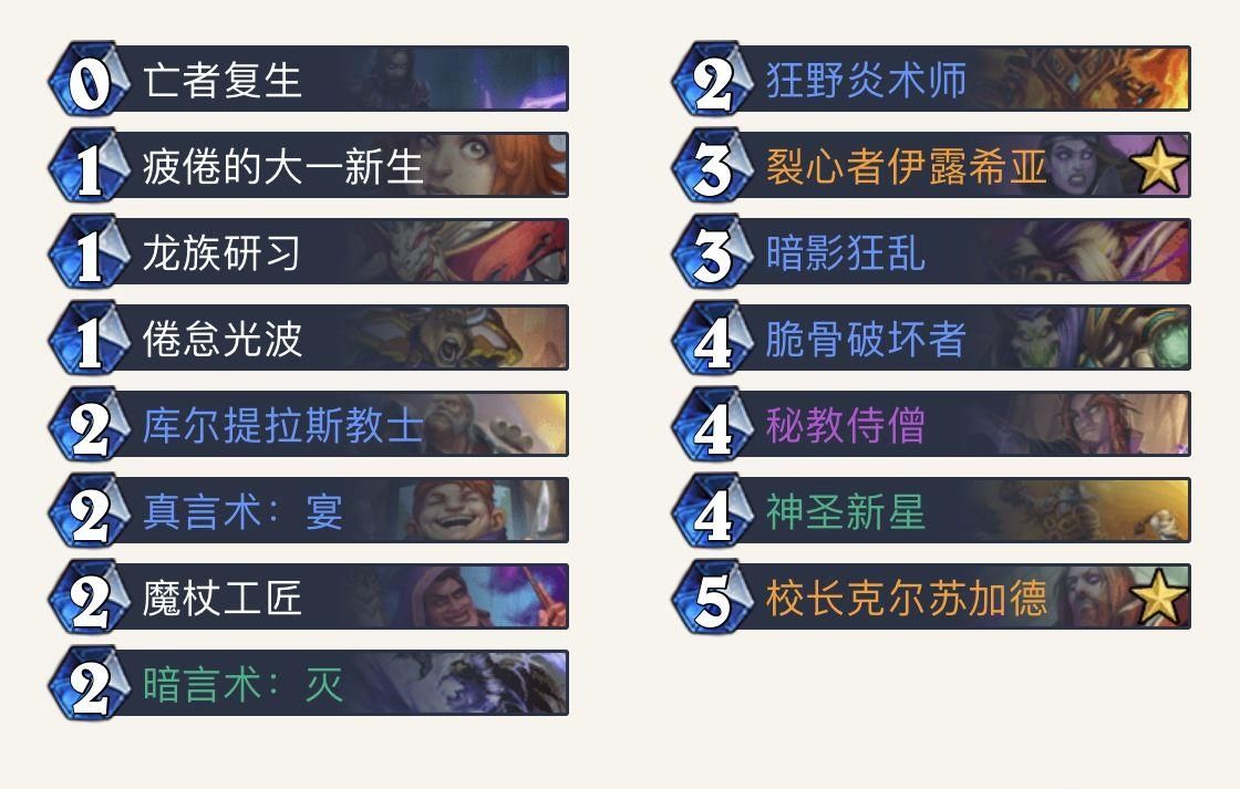 传说|炉石传说对决模式：全职业12胜卡组总汇
