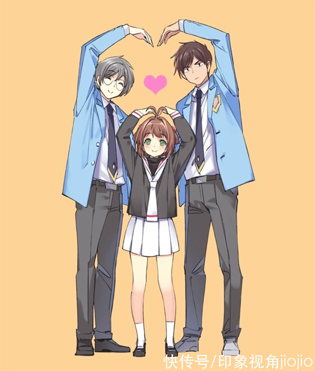 jiojio$《魔卡少女櫻》系列同人插畫,簡直妥妥地派狗糧