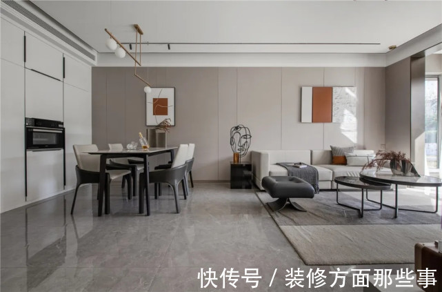 硬包|108平现代风三居室,空间充满现代简洁的大方感