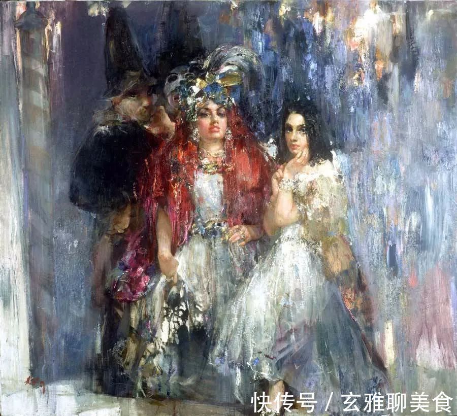 尼古拉&俄罗斯绘画大师级的素描和油画，恰到好处的美