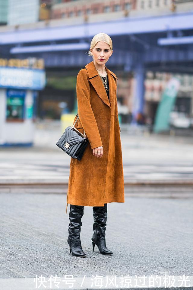 这个冬天皮衣过时了,鹿皮绒才是新潮流,帅气大方还挺成熟